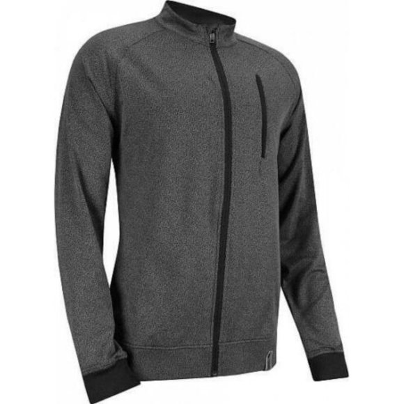 Adidas Golf Men's Size S Full Zip Jacket Black/Gray NWT - Picture 4 of 7